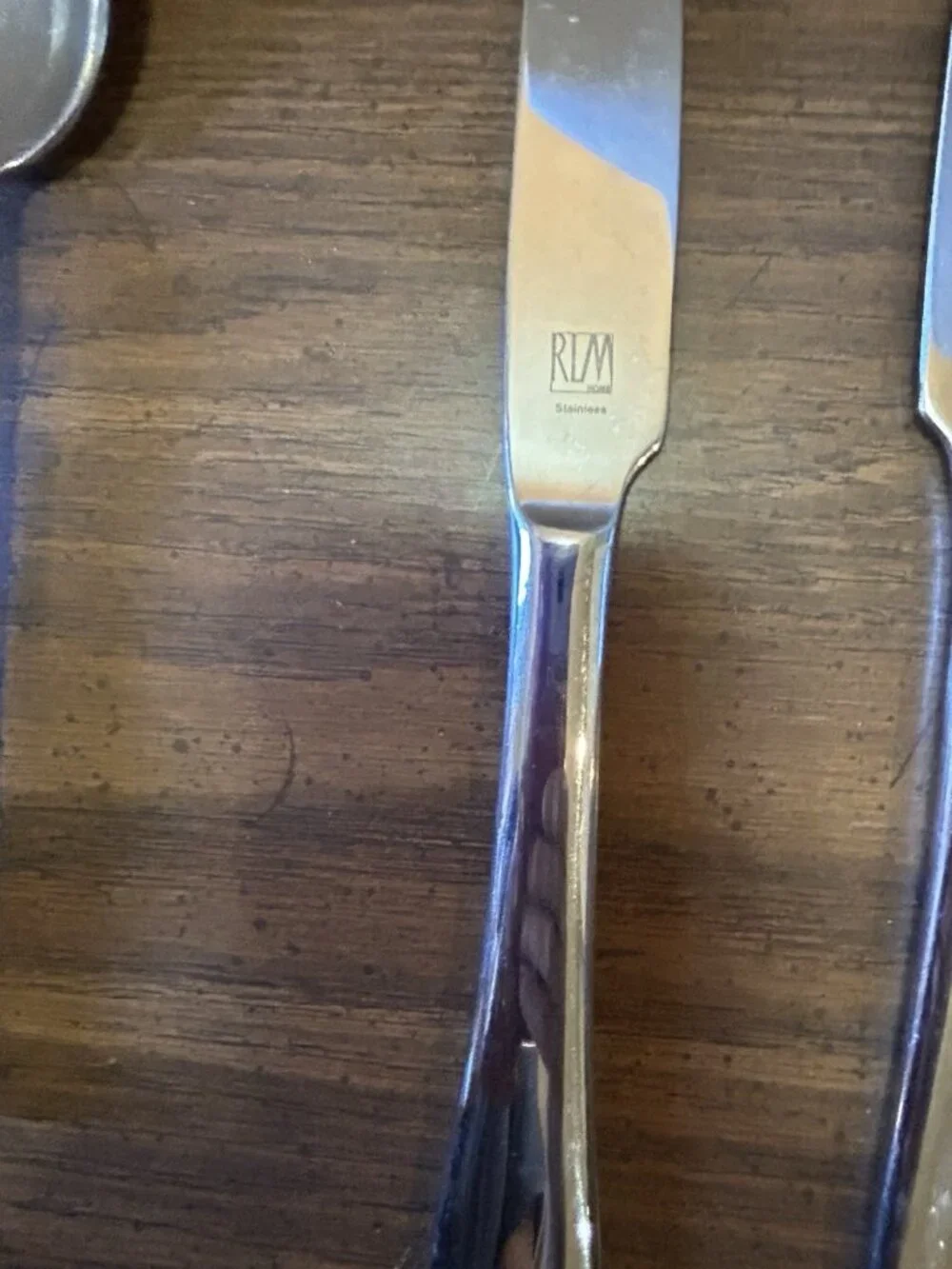 Lot Of Stainless Steel Knives And Spoons Very Heavy Quality Made